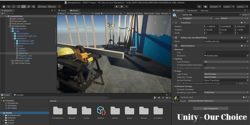 Unity - Our Choice - Best basic game making software
