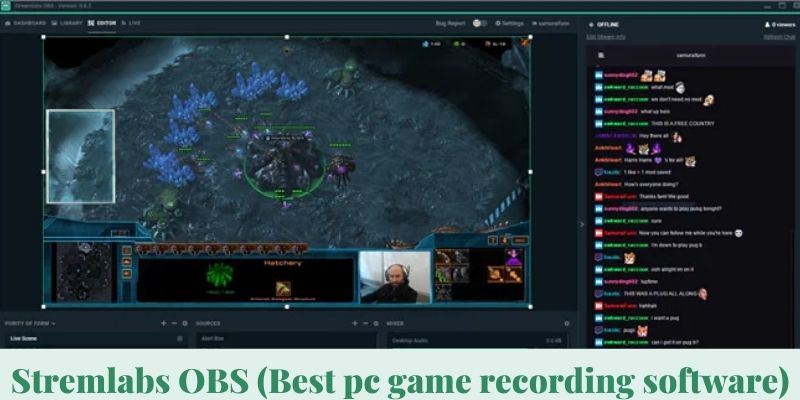 Stremlabs OBS (Best pc game recording software)